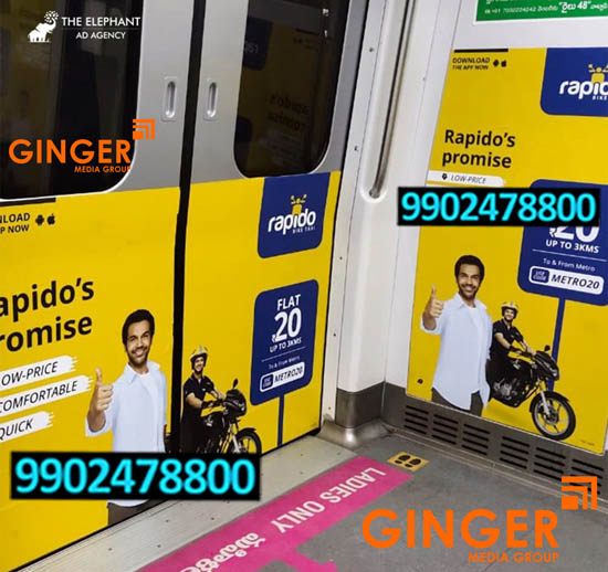Metro Branding in India for Rapido