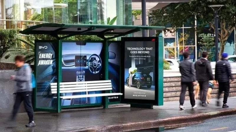 Bus Shelter Branding