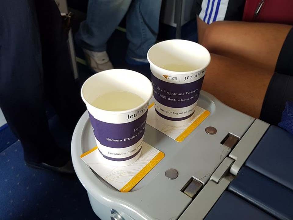 Cup branding in Airlines