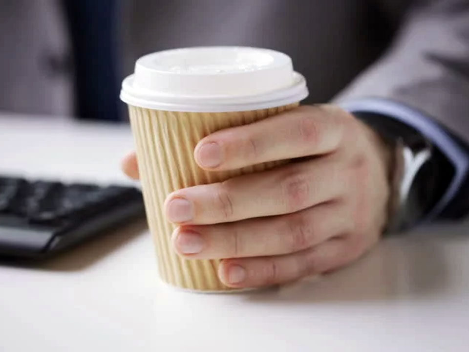 Paper Cup Branding during office break