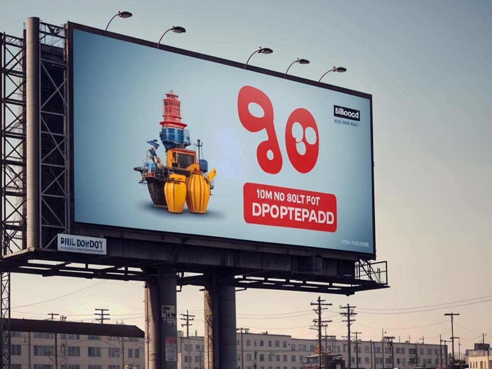 A billboard saying “Outdoor Advertising”