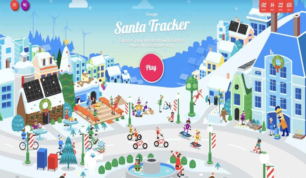 Google - Santa Tracker Campaign
