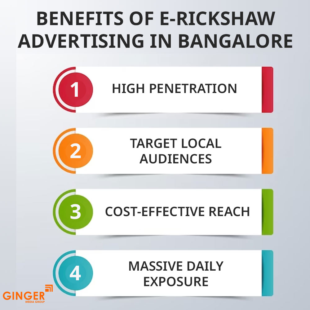 benefits of e rickshaw advertising in bangalore