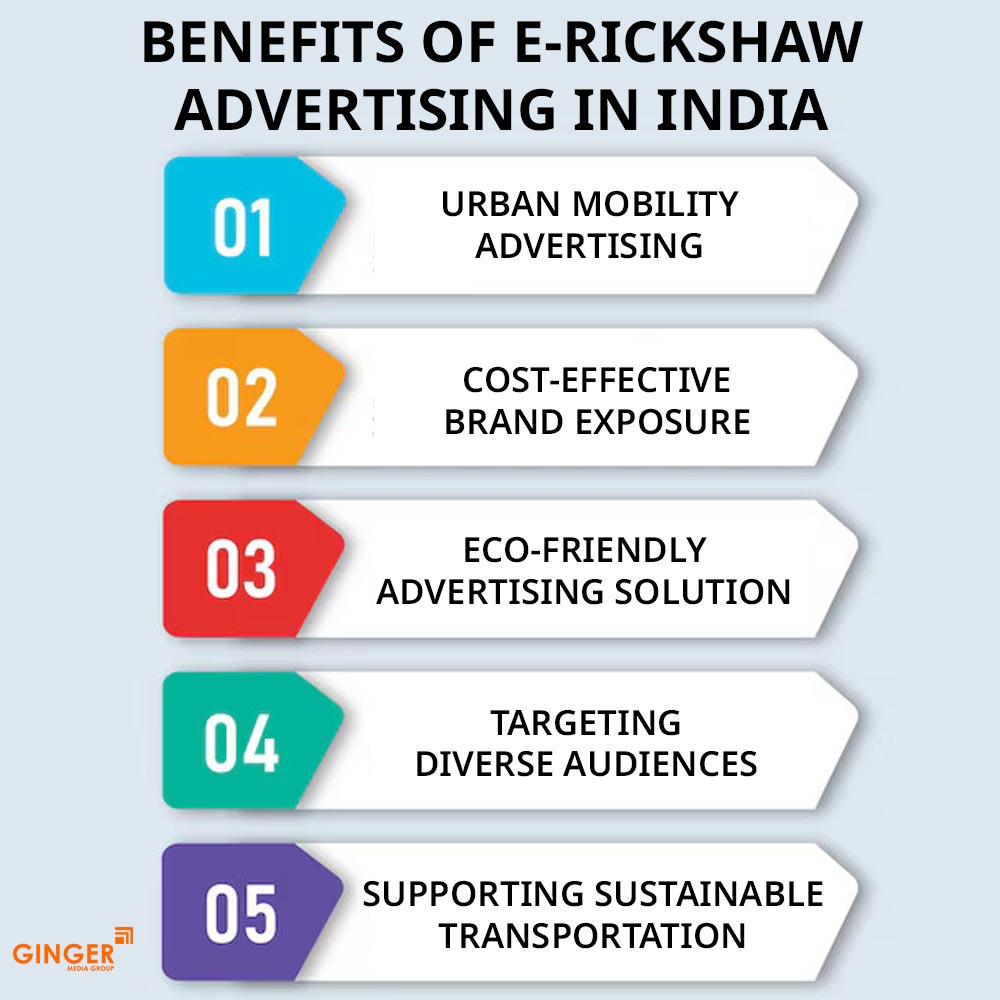 benefits of e rickshaw advertising in india