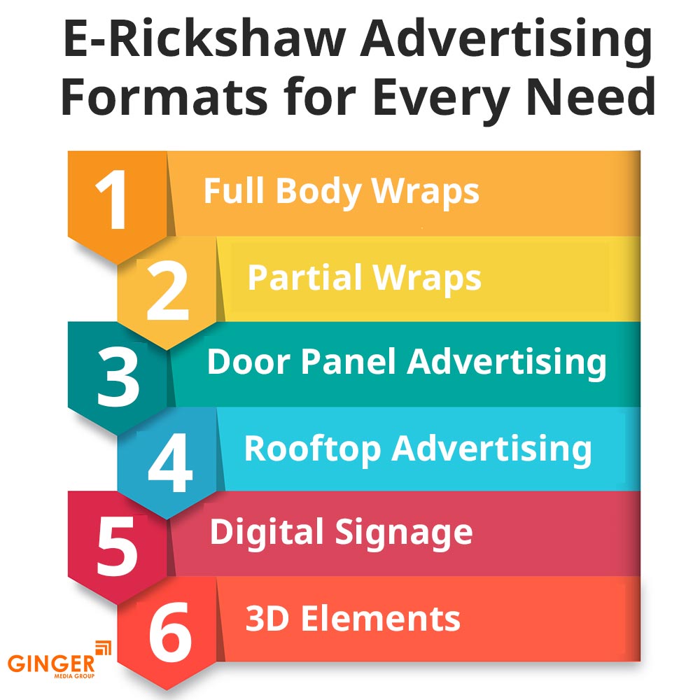 e rickshaw advertising formats for every need