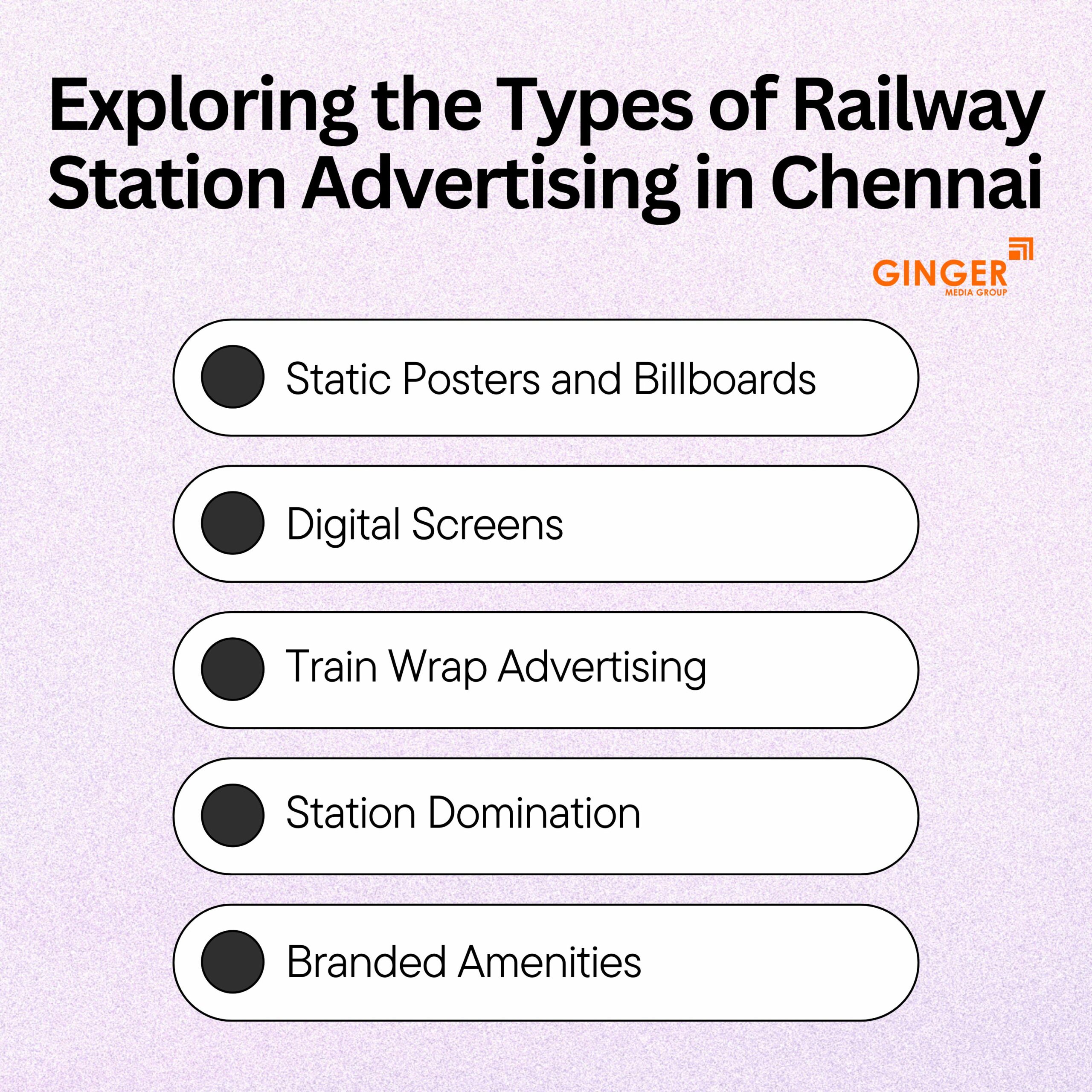 exploring the types of railway station advertising in chennai