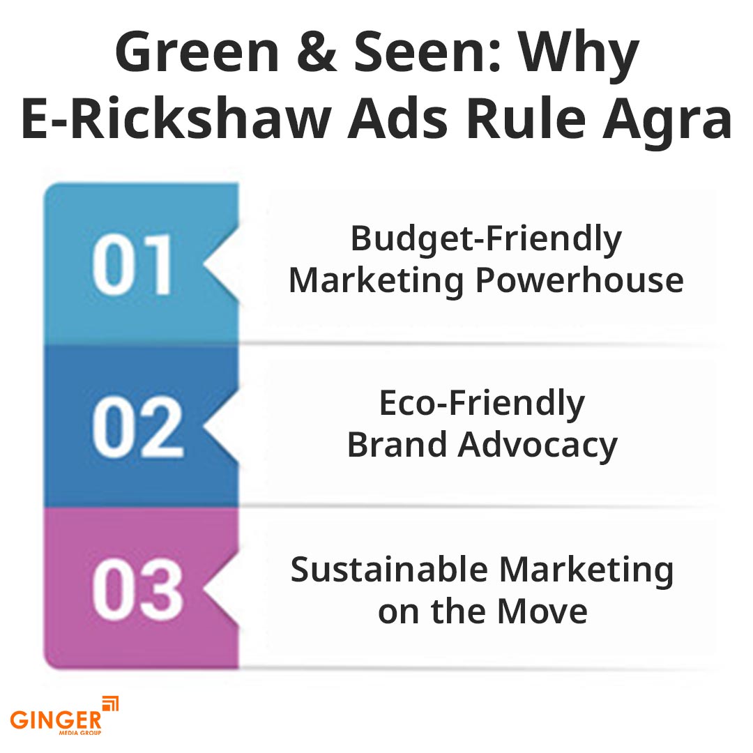 green and seen why e rickshaw ads rule agra