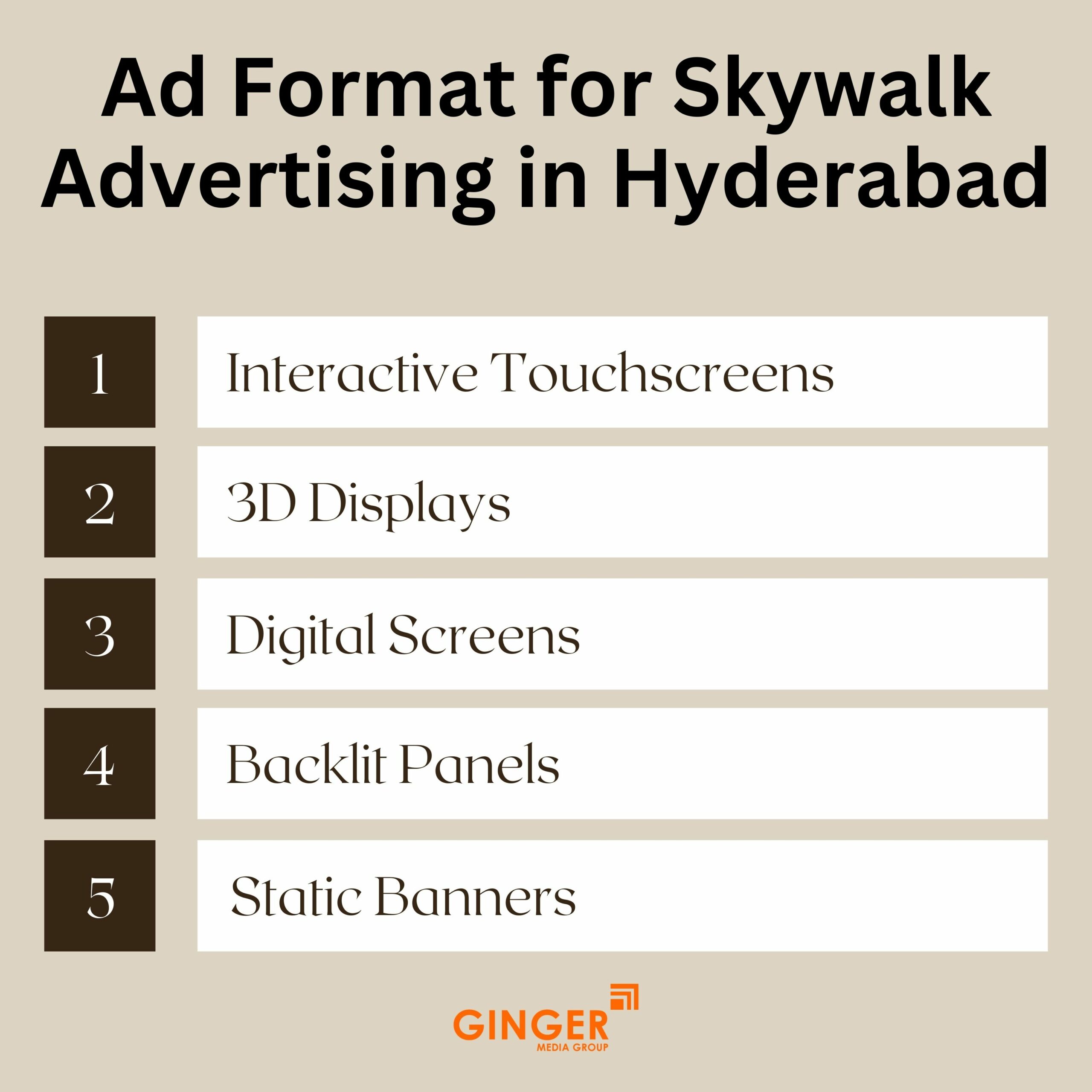 ad format for skywalk advertising in hyderabad