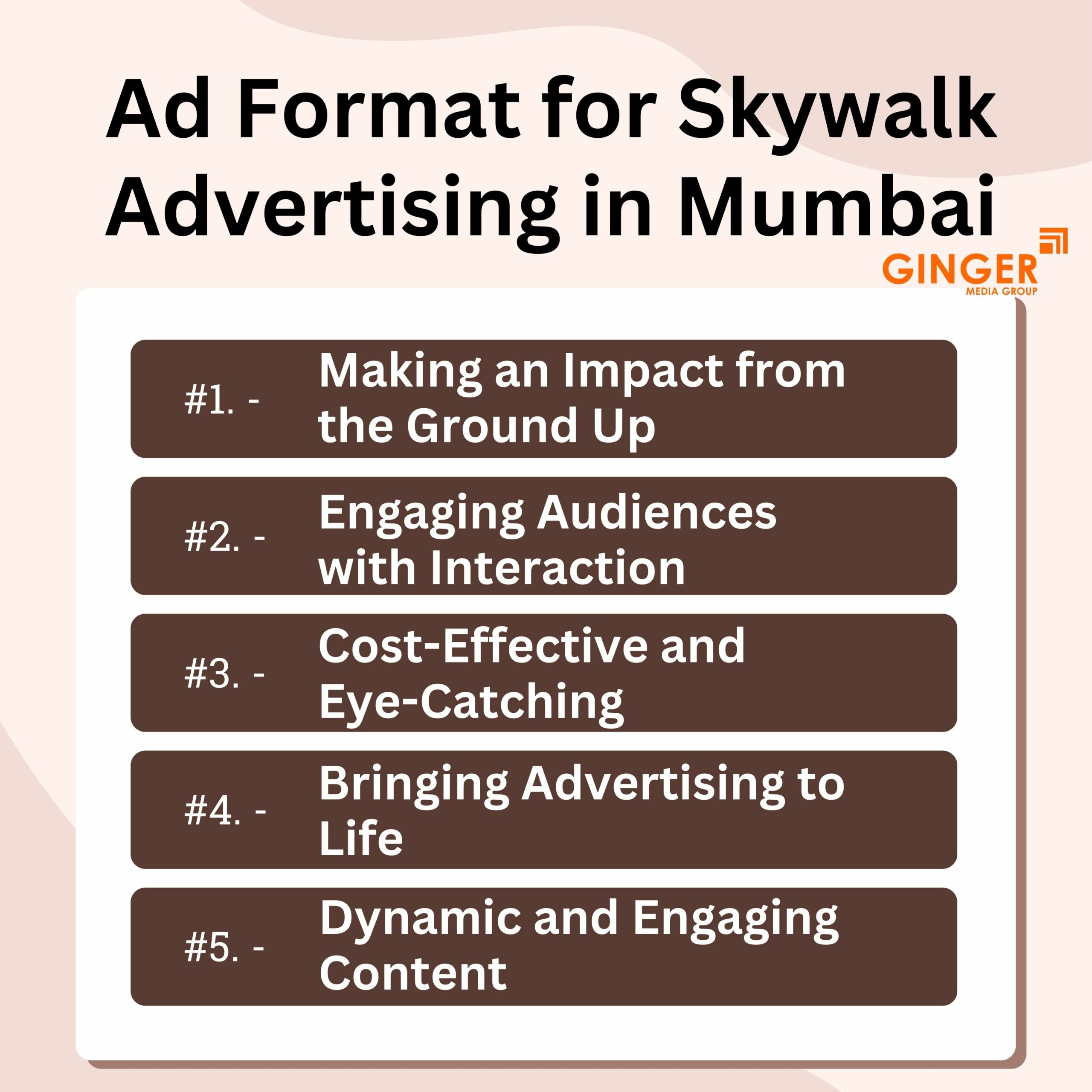 ad format for skywalk advertising in mumbai