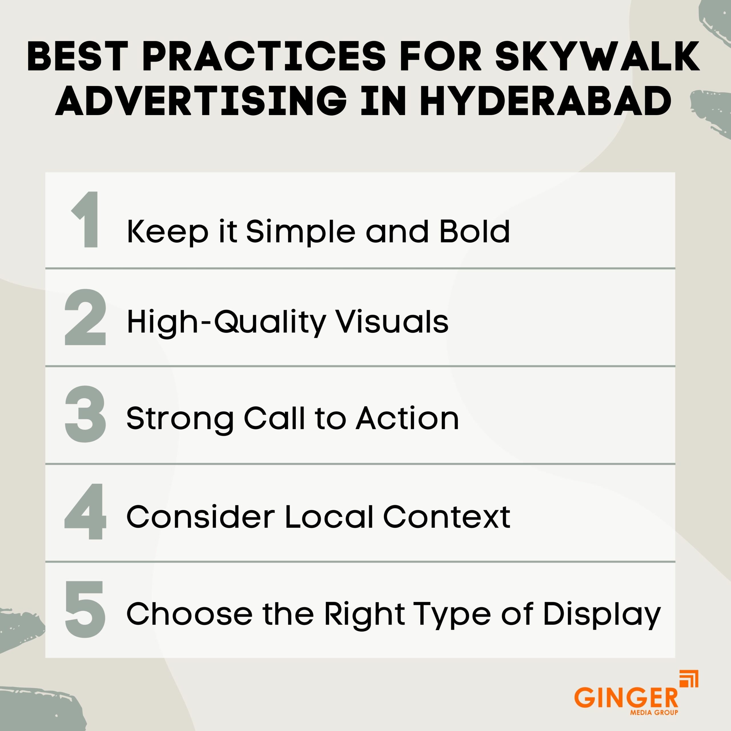 best practices for skywalk advertising in hyderabad