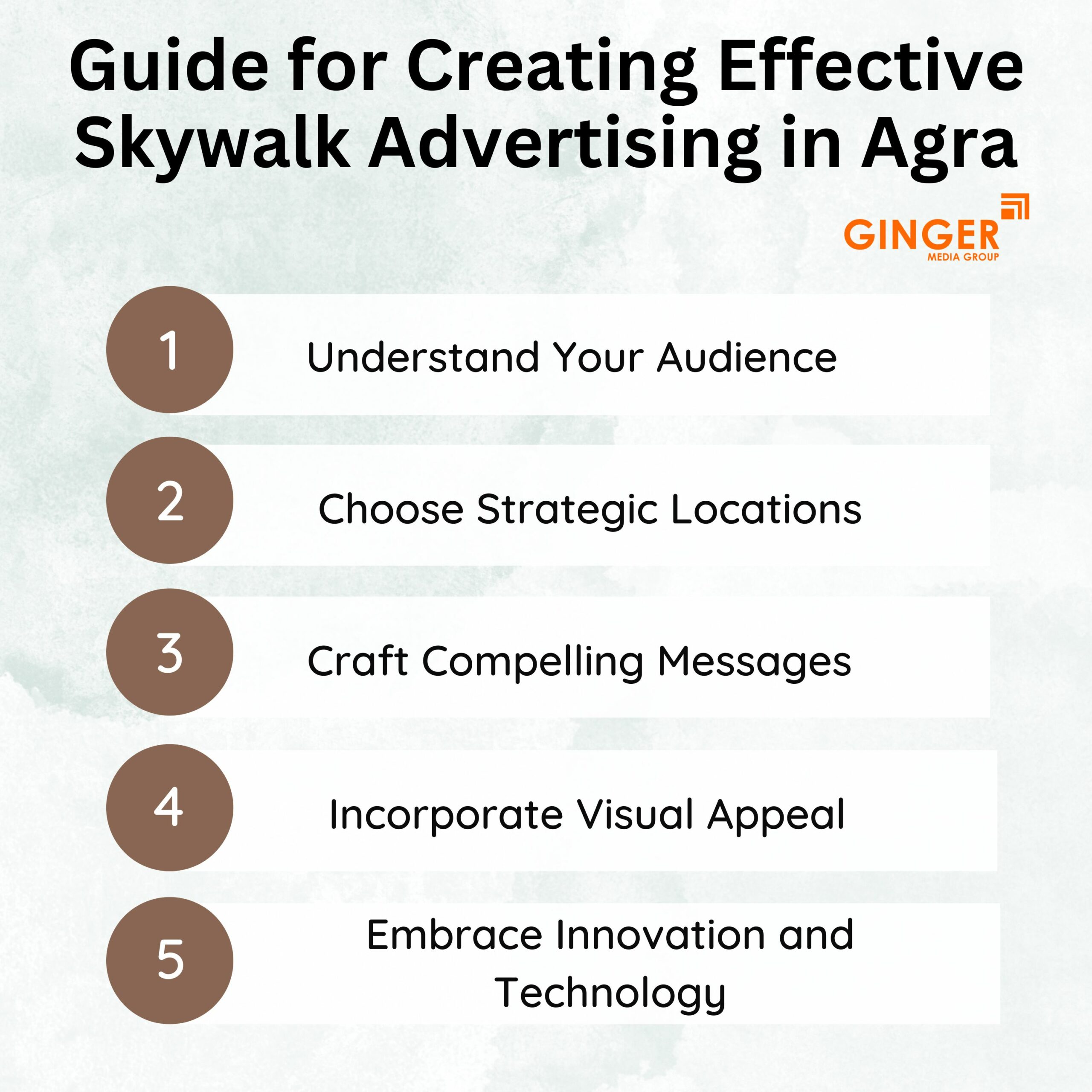 guide for creating effective skywalk advertising in agra