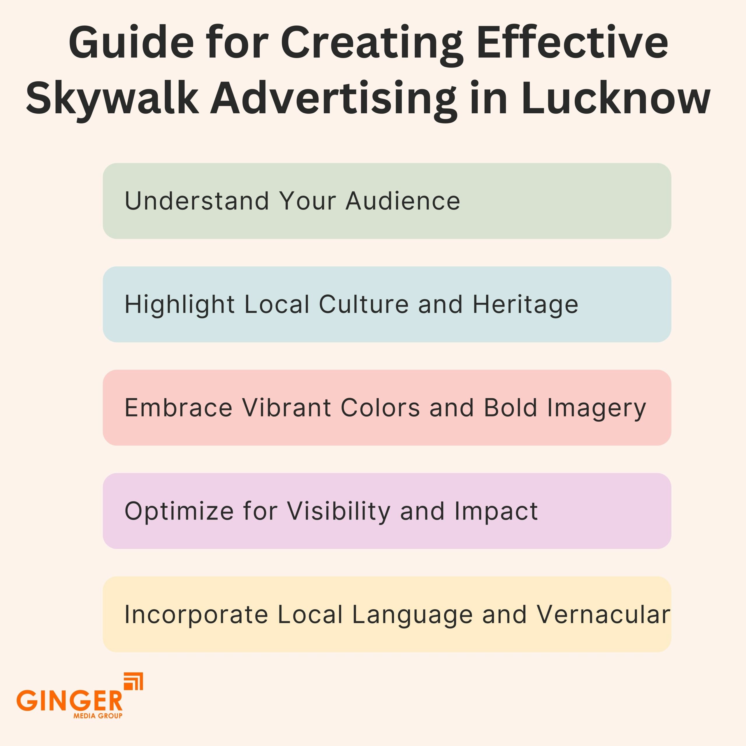 guide for creating effective skywalk advertising in lucknow