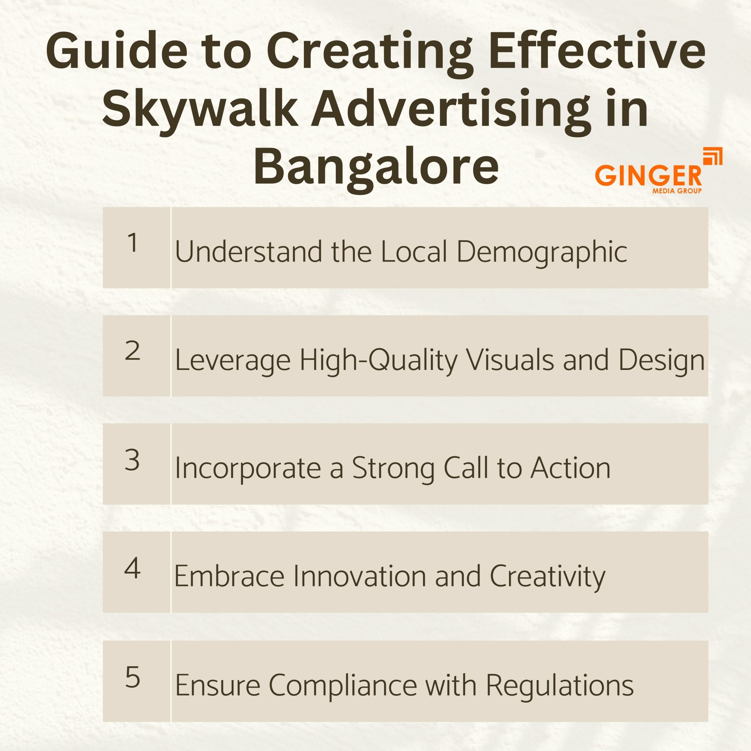 guide to creating effective skywalk advertising in bangalore