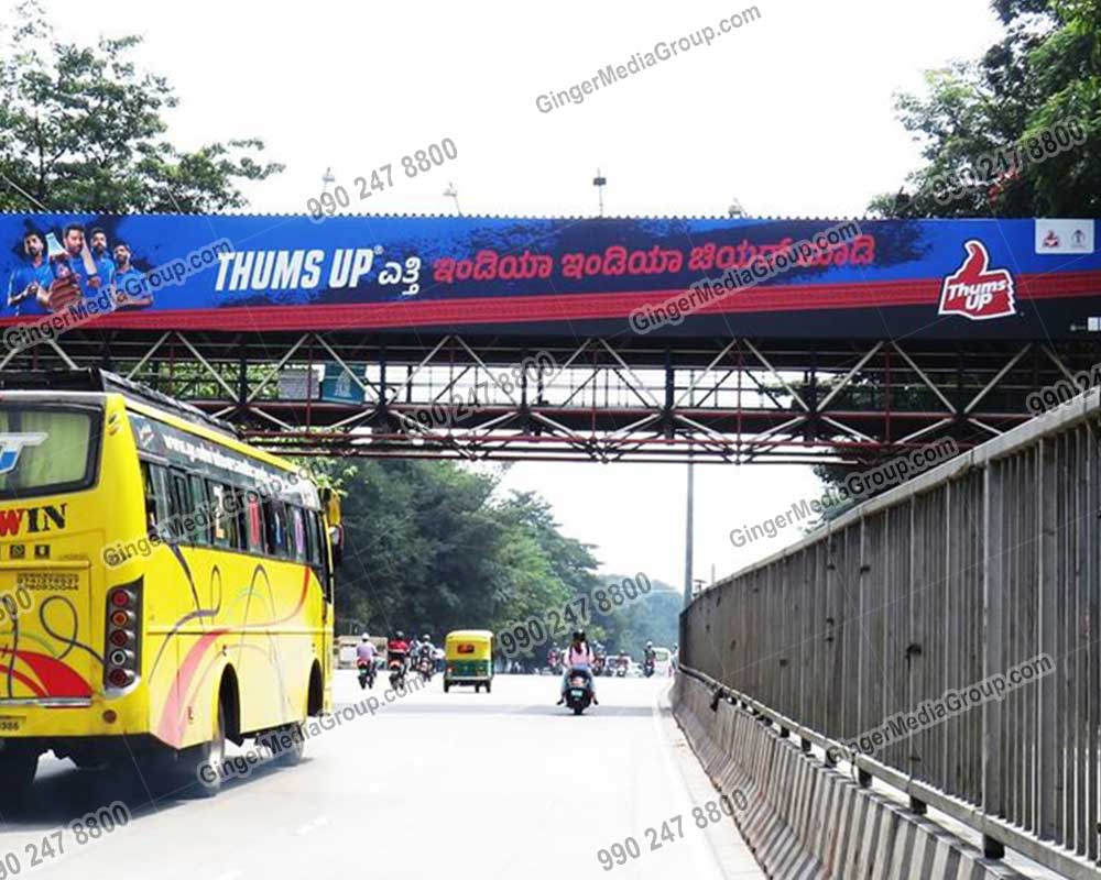 skywalk advertising bangalore thumbs up