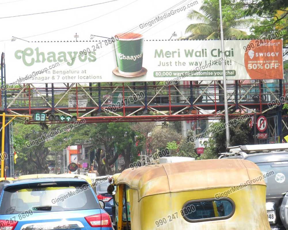 skywalk advertising hyderabad chaayos