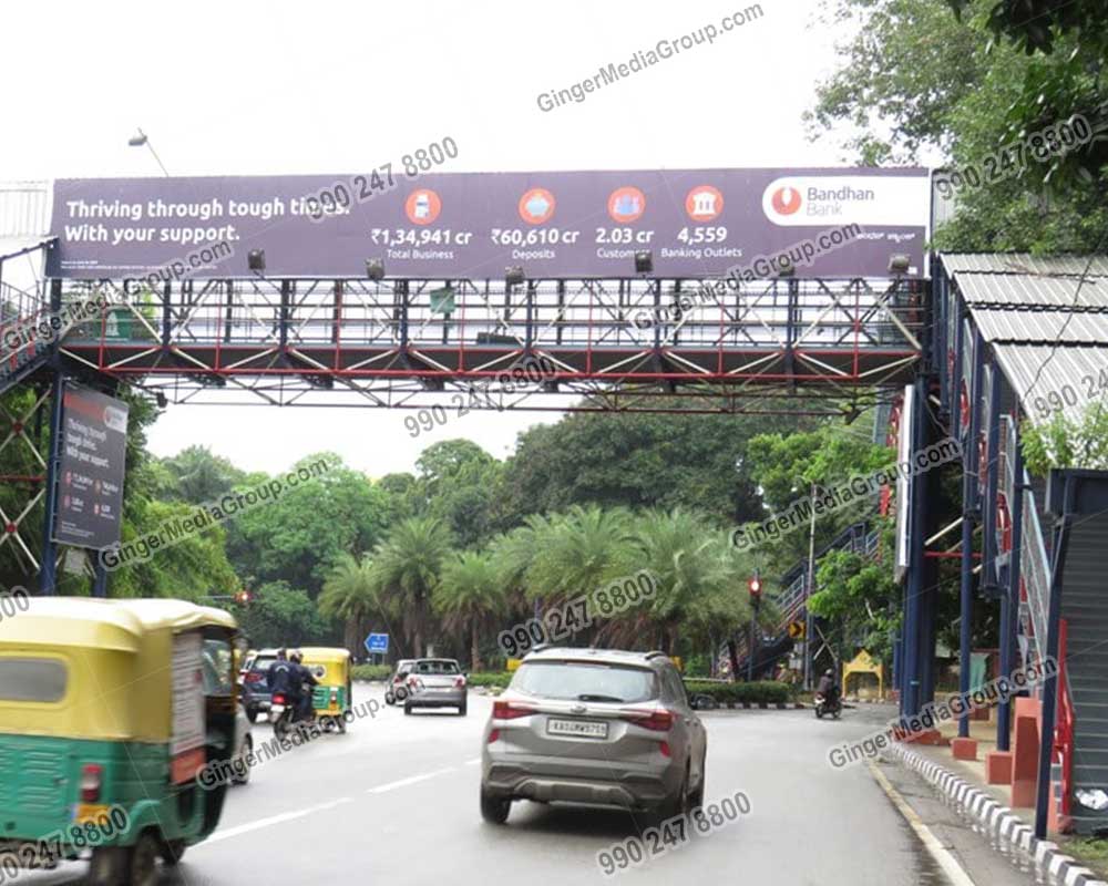 skywalk advertising mumbai bandhan bank