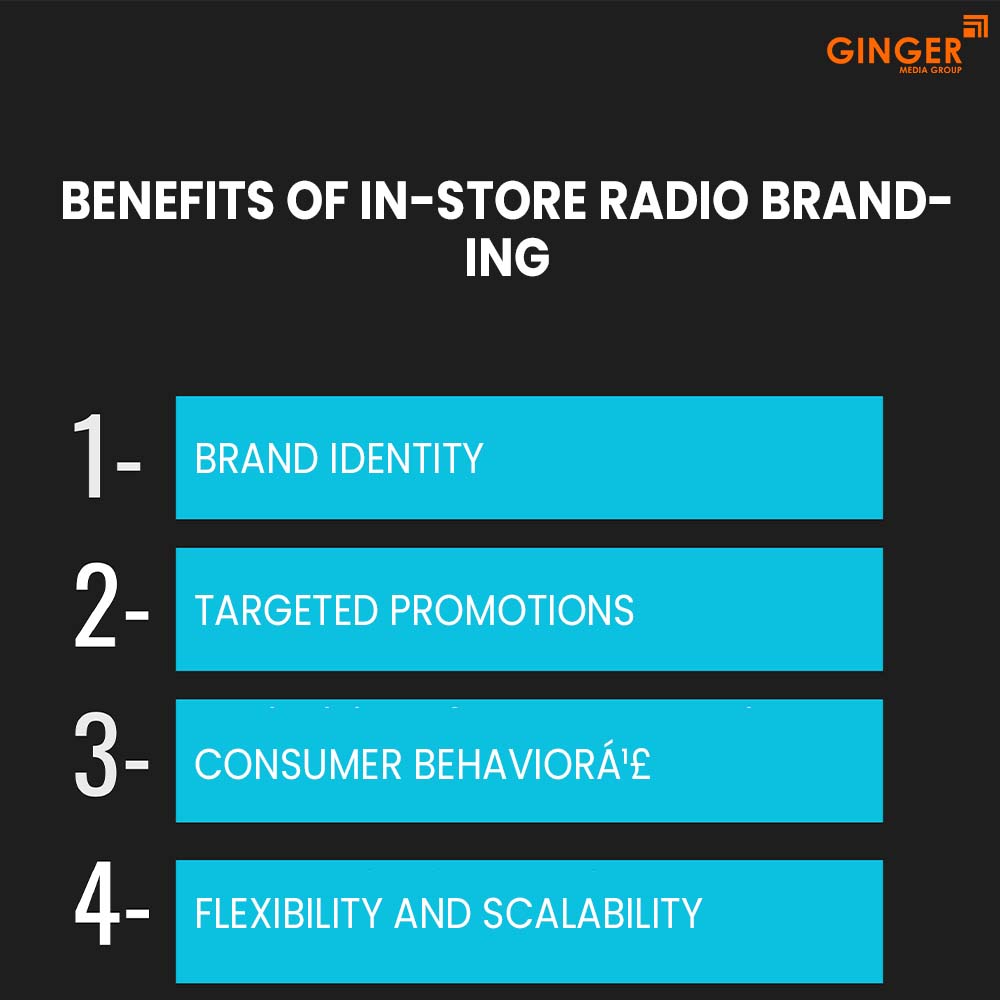 benefits of in store radio branding