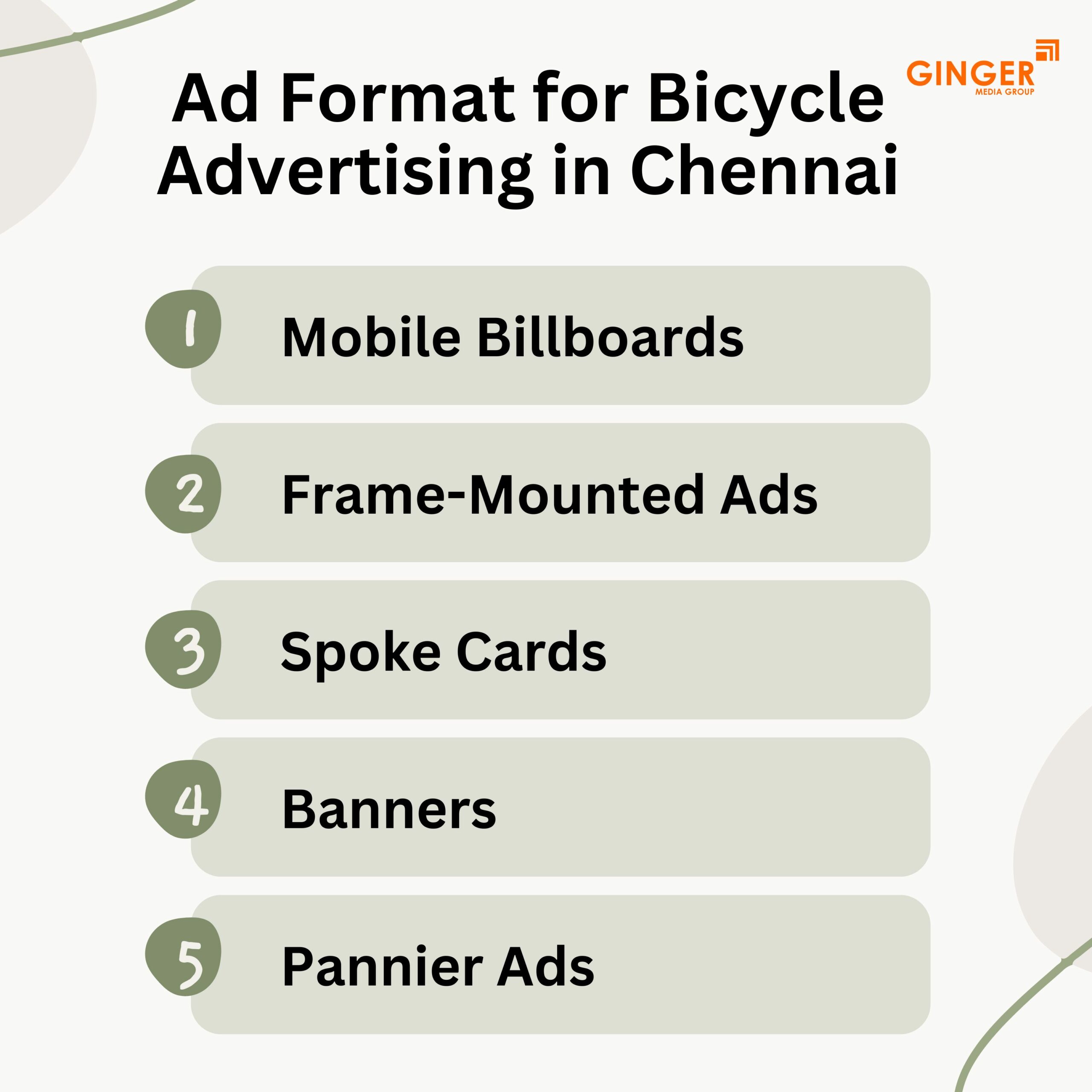 ad format for bicycle advertising in chennai