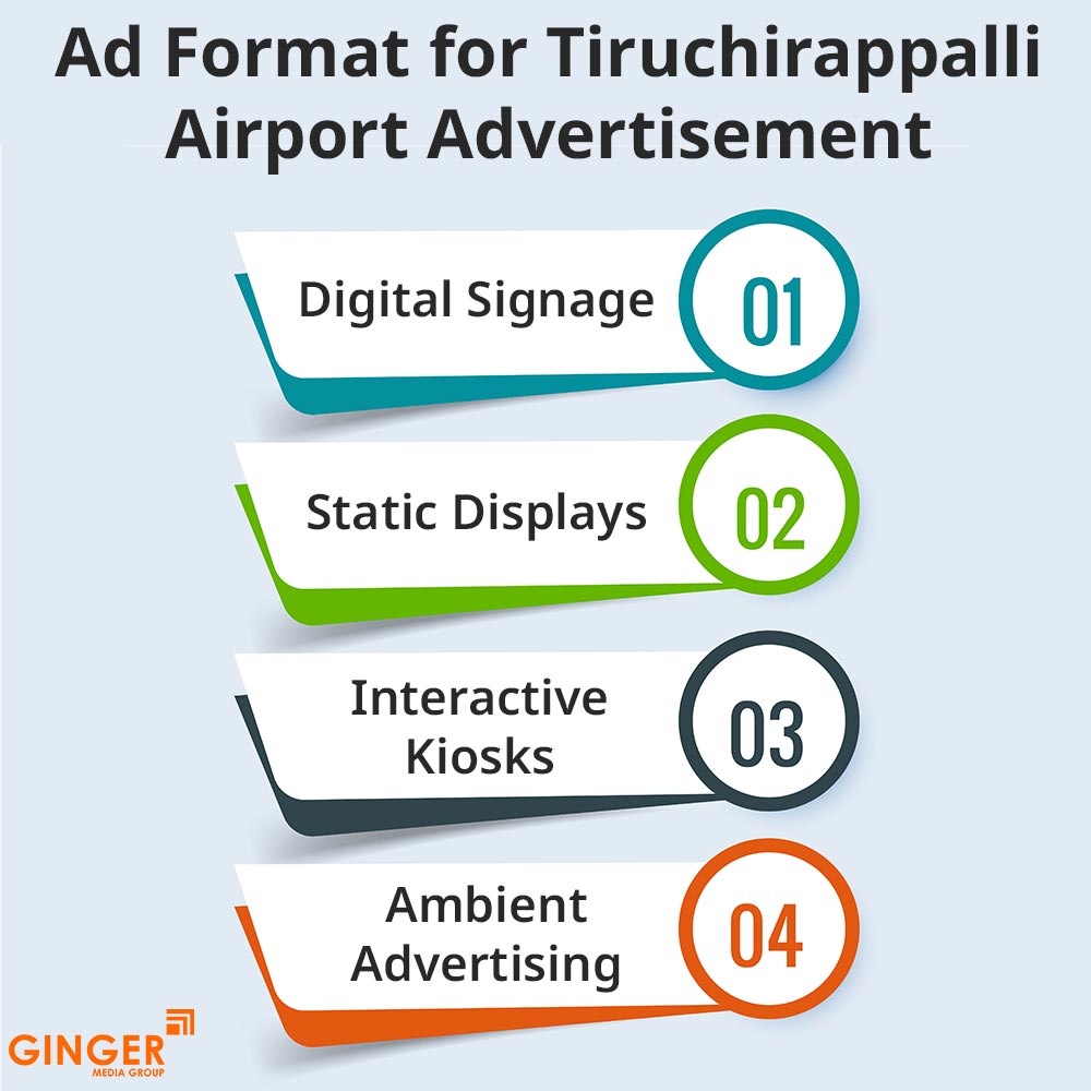 ad format for tiruchirappalli airport advertisement