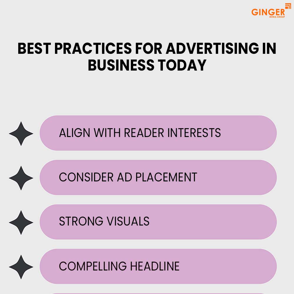 best practices for advertising in business today