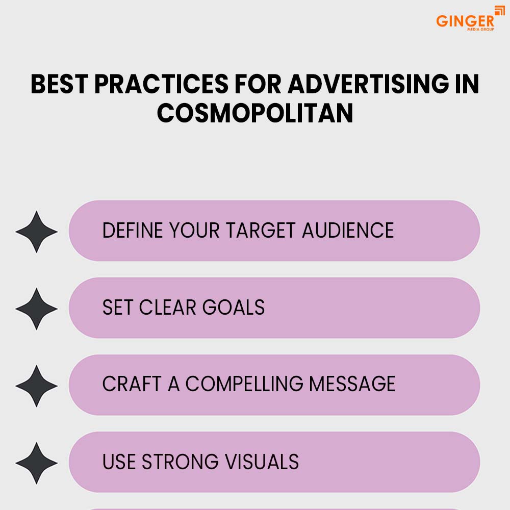 best practices for advertising in cosmopolitan