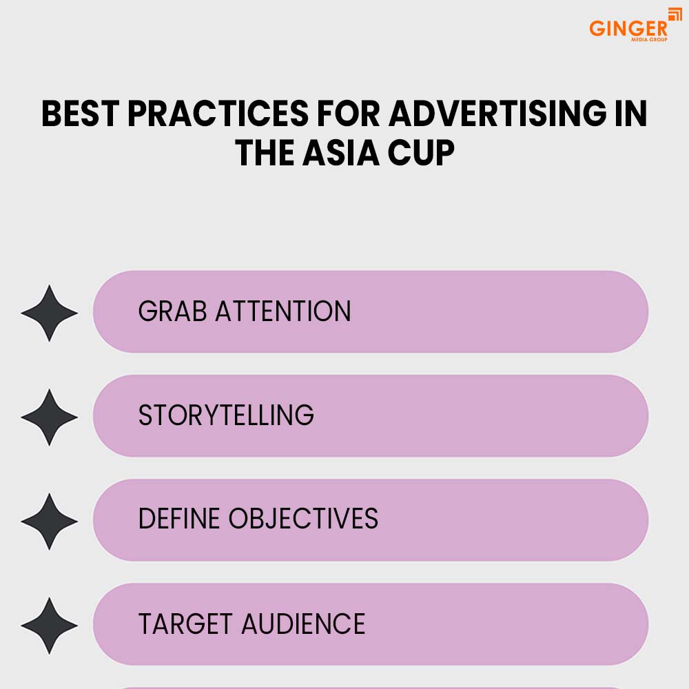 best practices for advertising in the asia cup