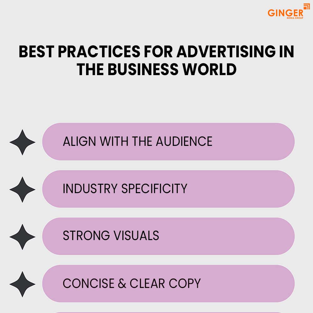 best practices for advertising in the business world