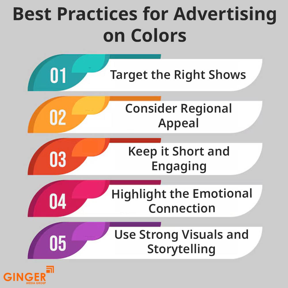 best practices for advertising on colors