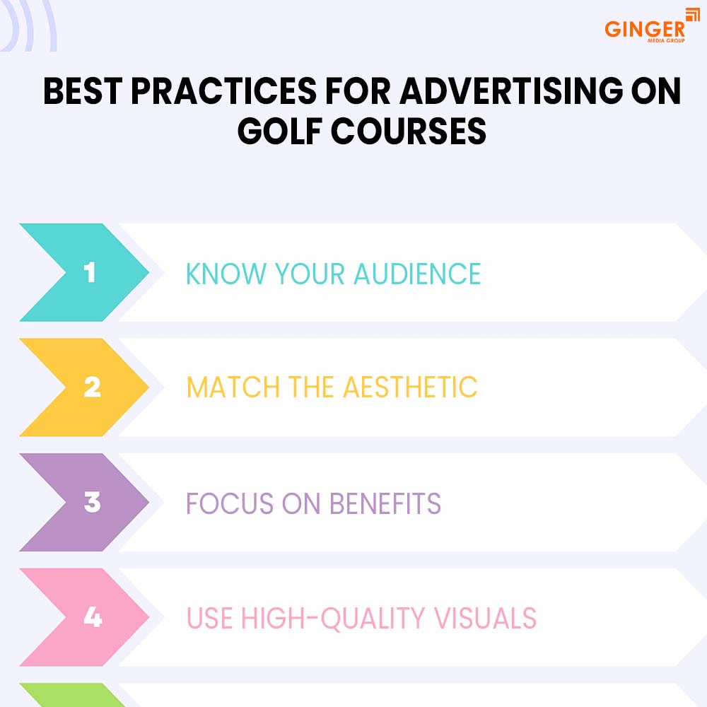 best practices for advertising on golf course