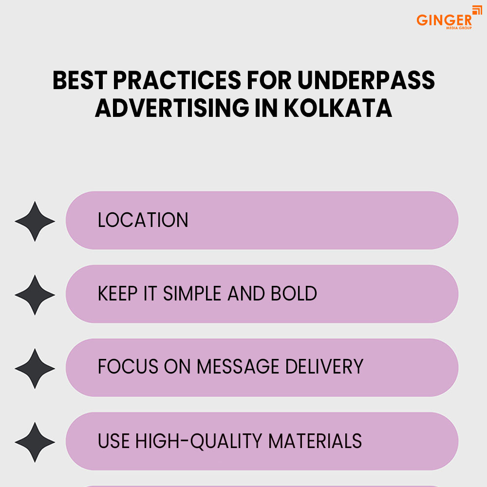 best practices for underpass advertising in kolkata