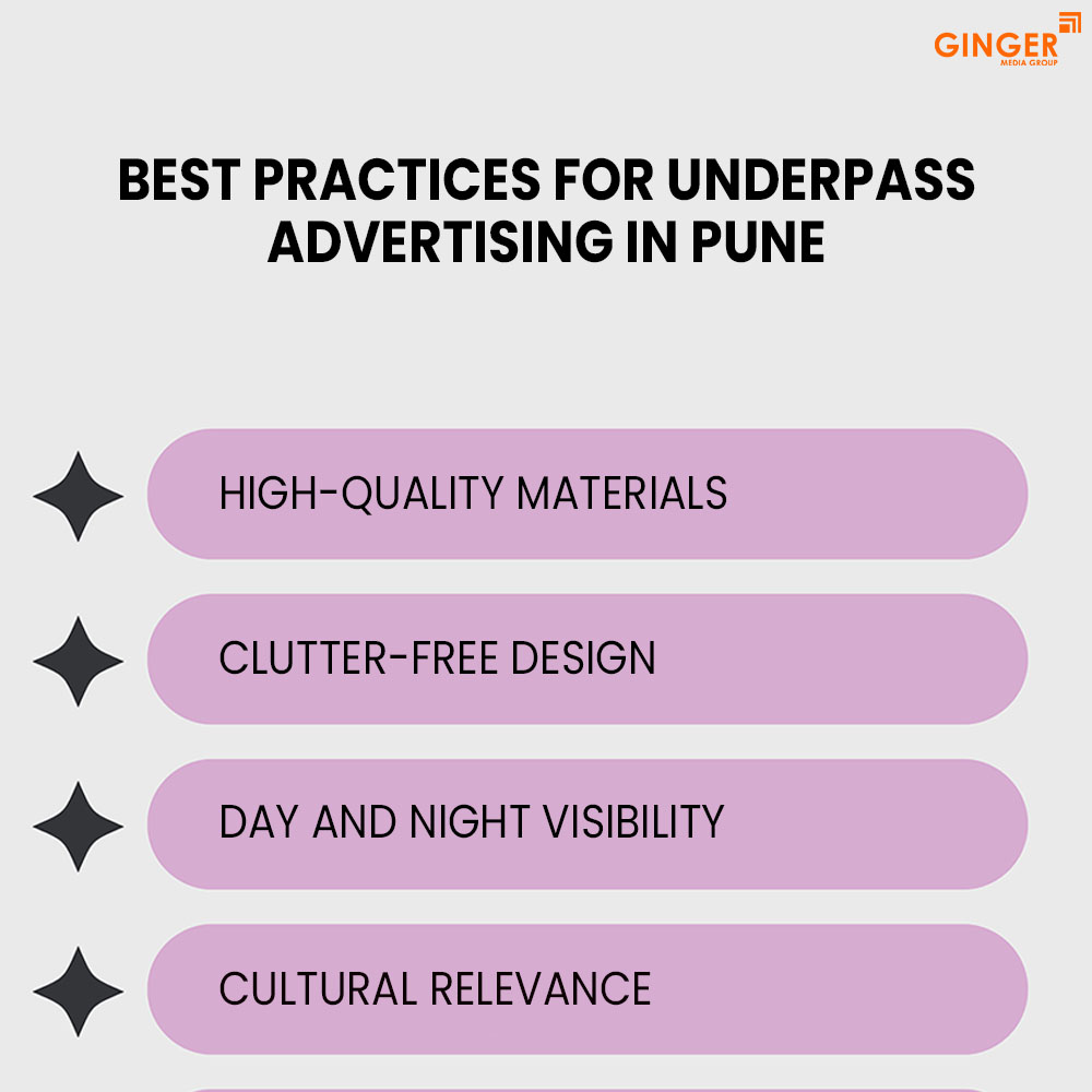 best practices for underpass advertising in pune