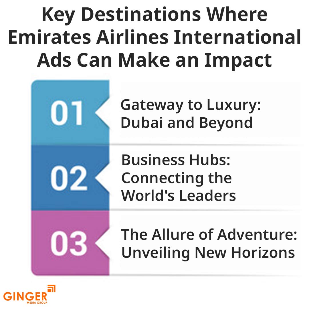 key destinations where emirates airlines international ads can make an impact