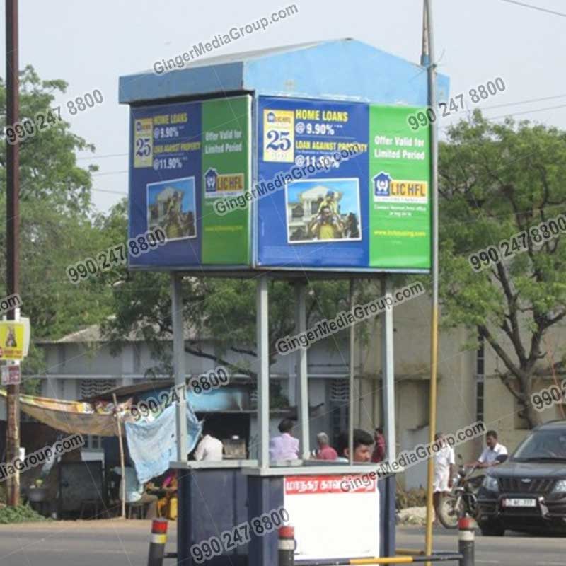 police booth advertising in agra lic hfl