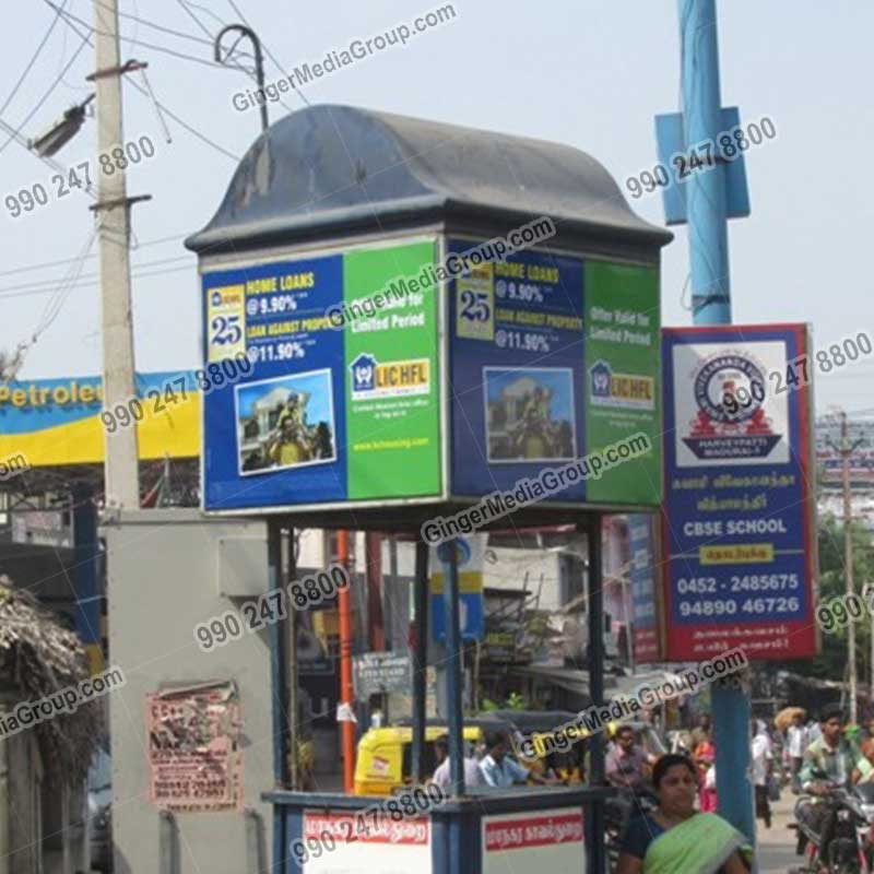 lic hfl police booth advertising in bangalore