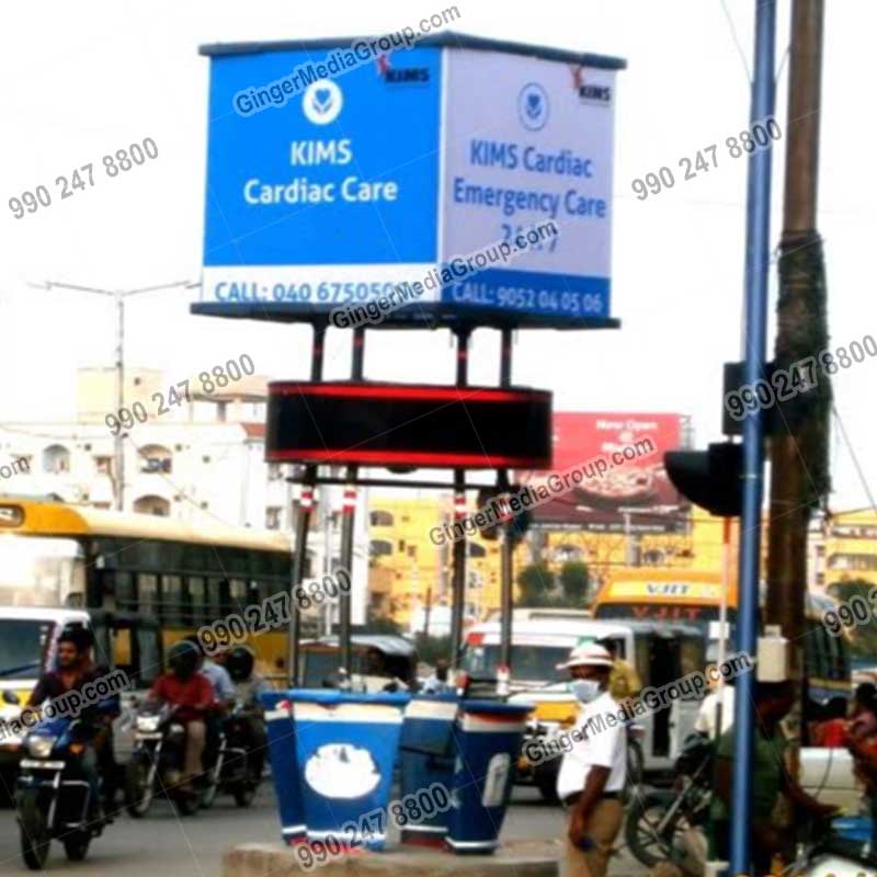 kims cardiac care police booth advertising in chennai