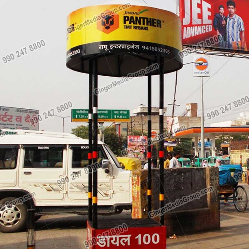 panther police booth advertising in chennai