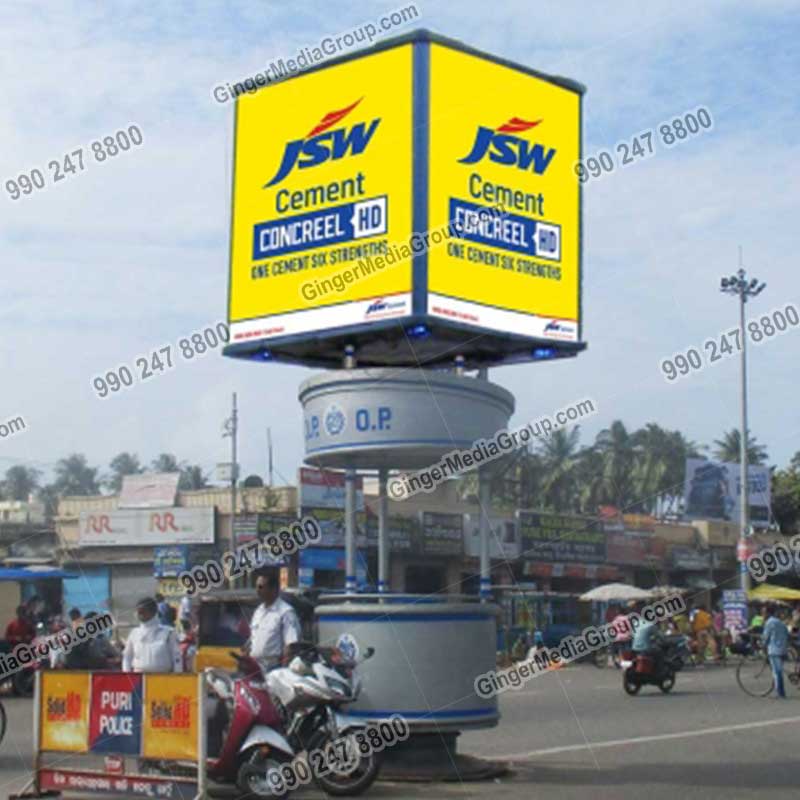 jsw police booth advertising in hyderabad