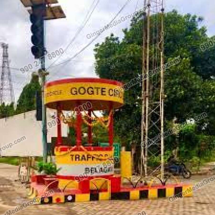 traffic booth advertising in agra