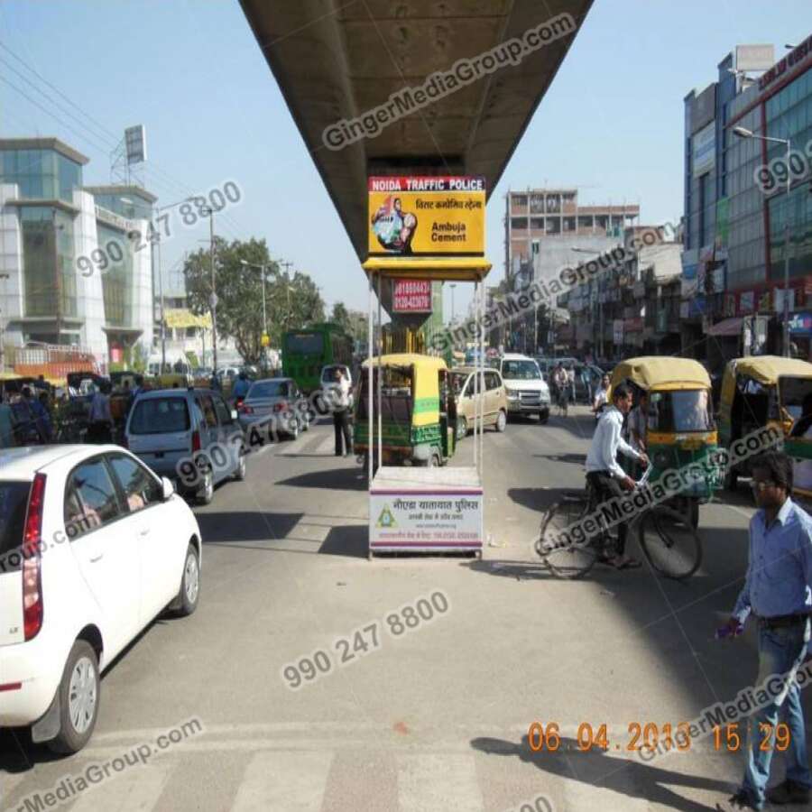 traffic booth advertising in agra