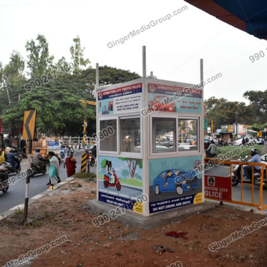 traffic booth advertisement banglore