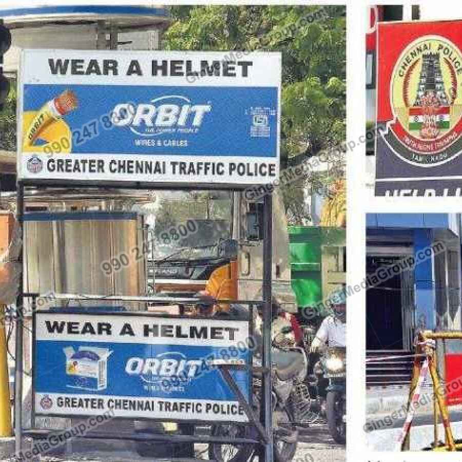 orbit traffic booth advertisement banglore