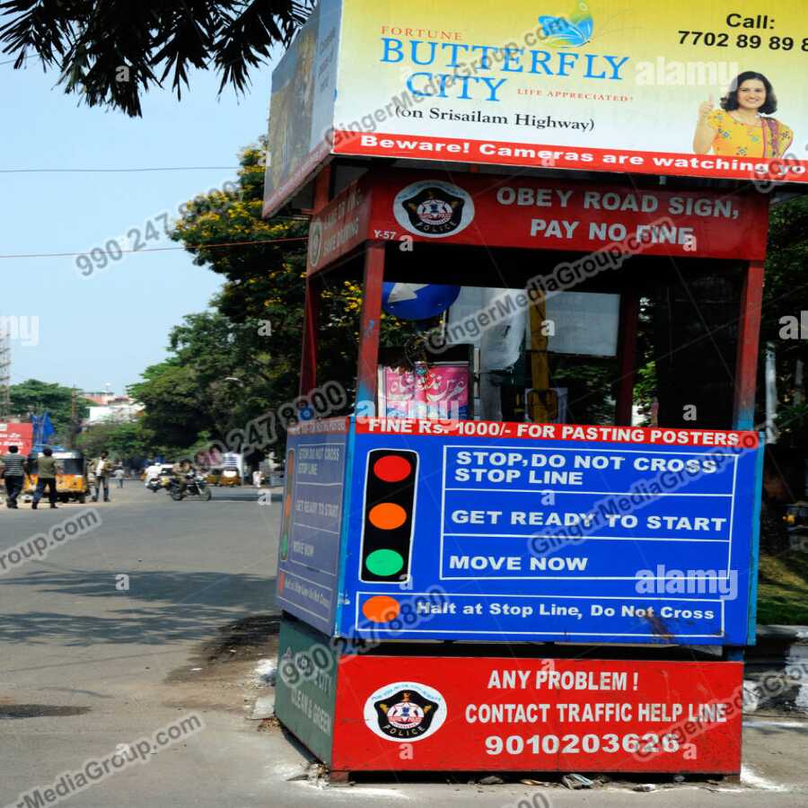 traffic booth advertisement banglore