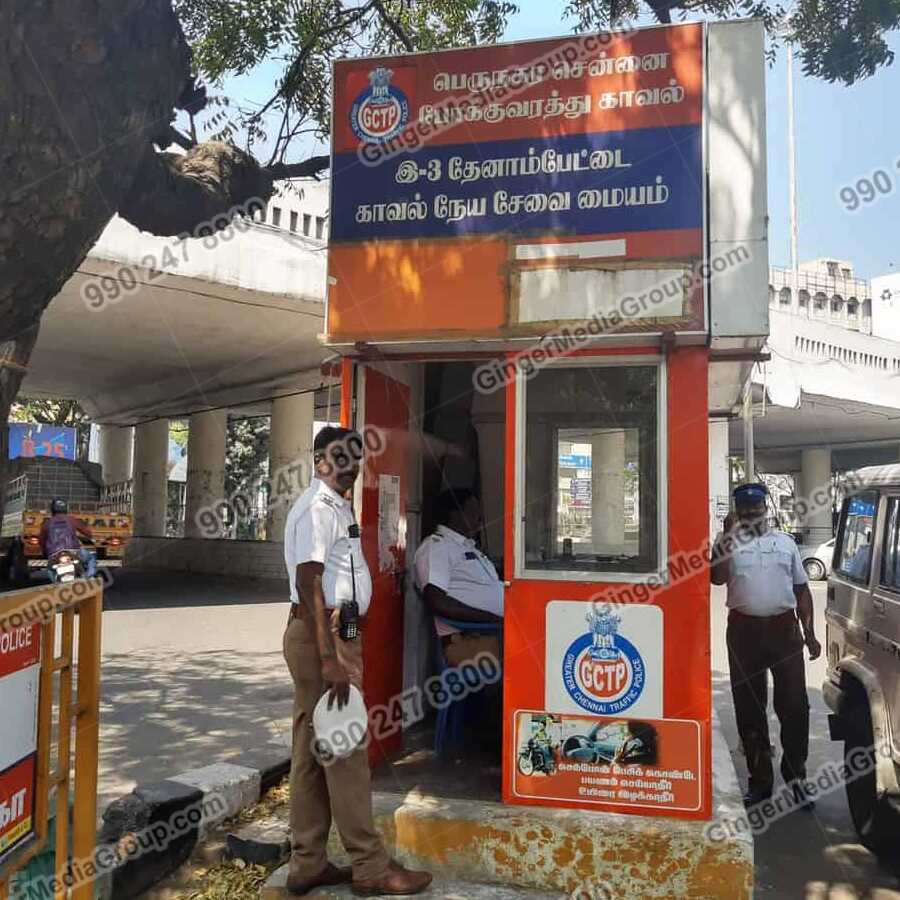 traffic booth advertisement chennai