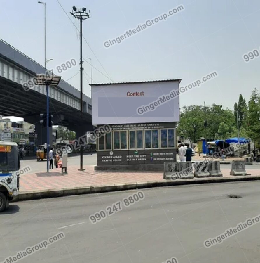 traffic booth advertisement hyderabad