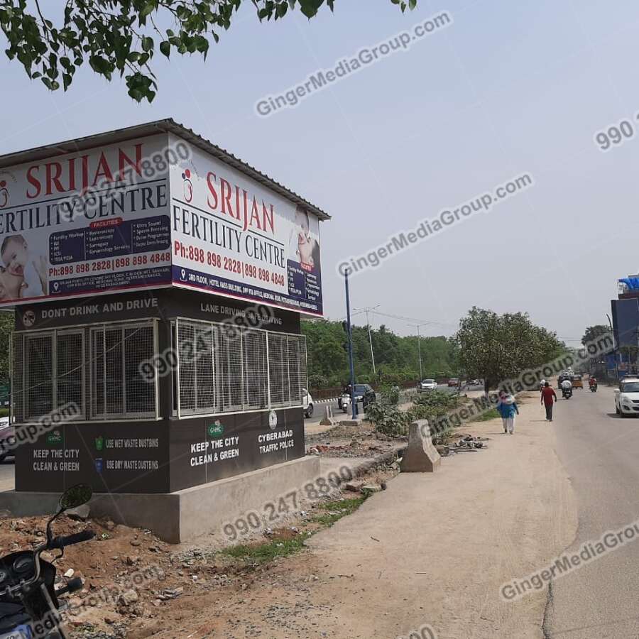 srijan traffic booth advertisement hyderabad08