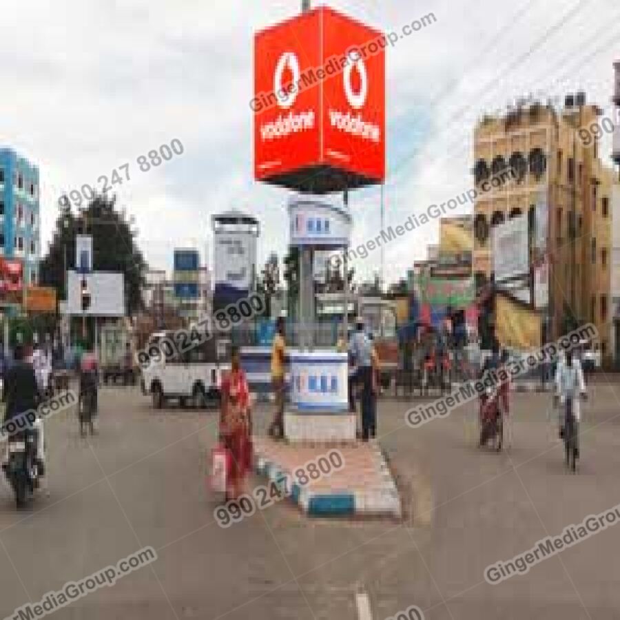 vodafone traffic booth advertising in mumbai