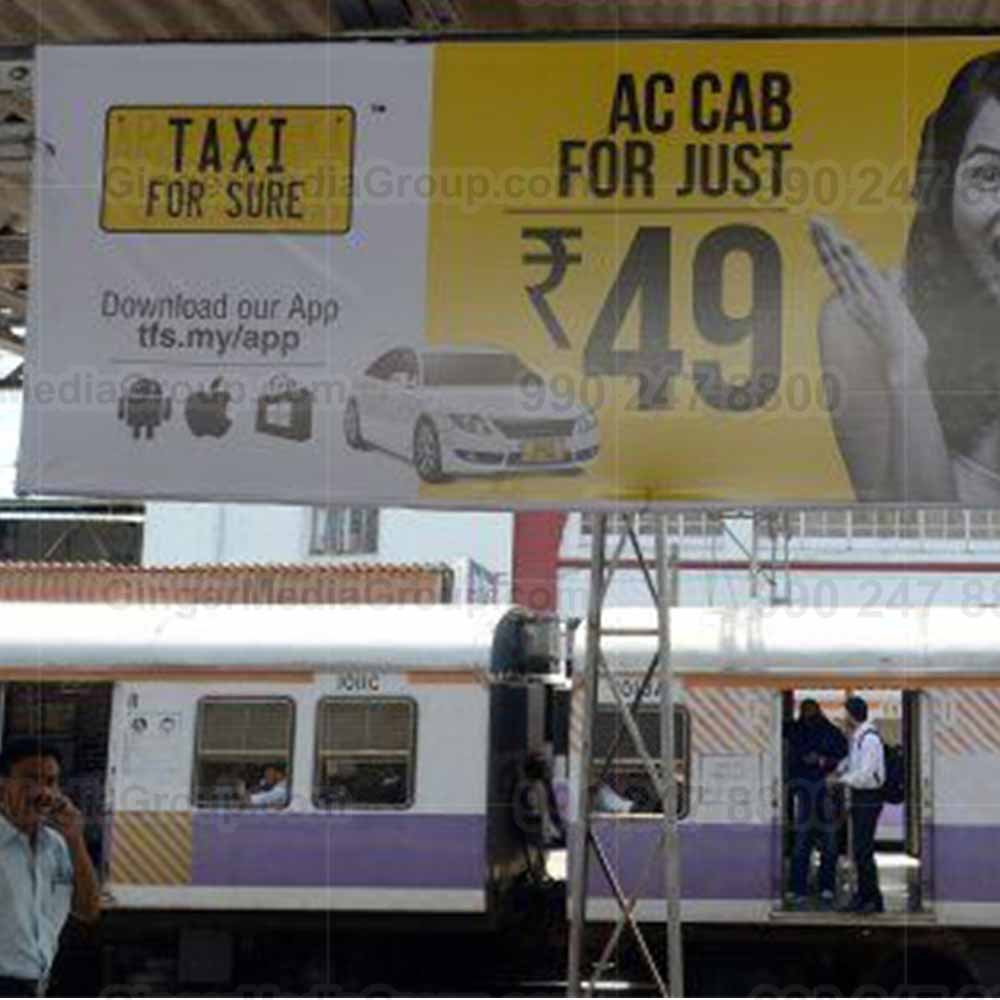 railway station advertisement mumbai