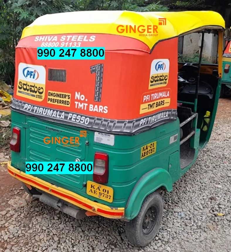 auto branding in bangalore for no 1 tmt bar