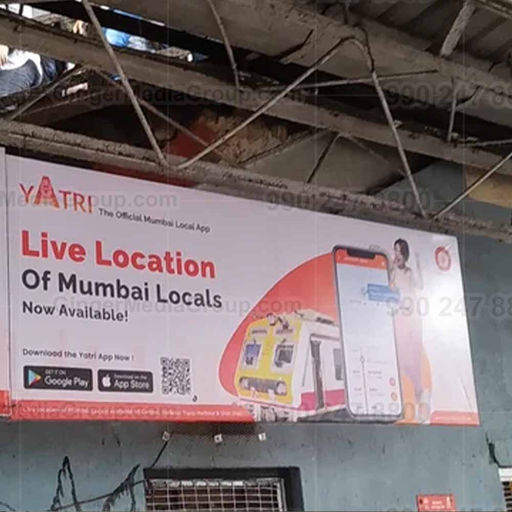 railway station advertisement mumbai