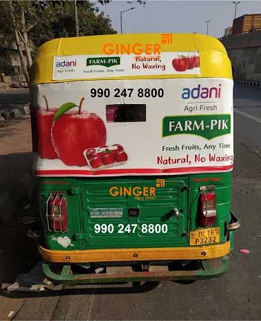 auto branding in bangalore for adani agri fresh